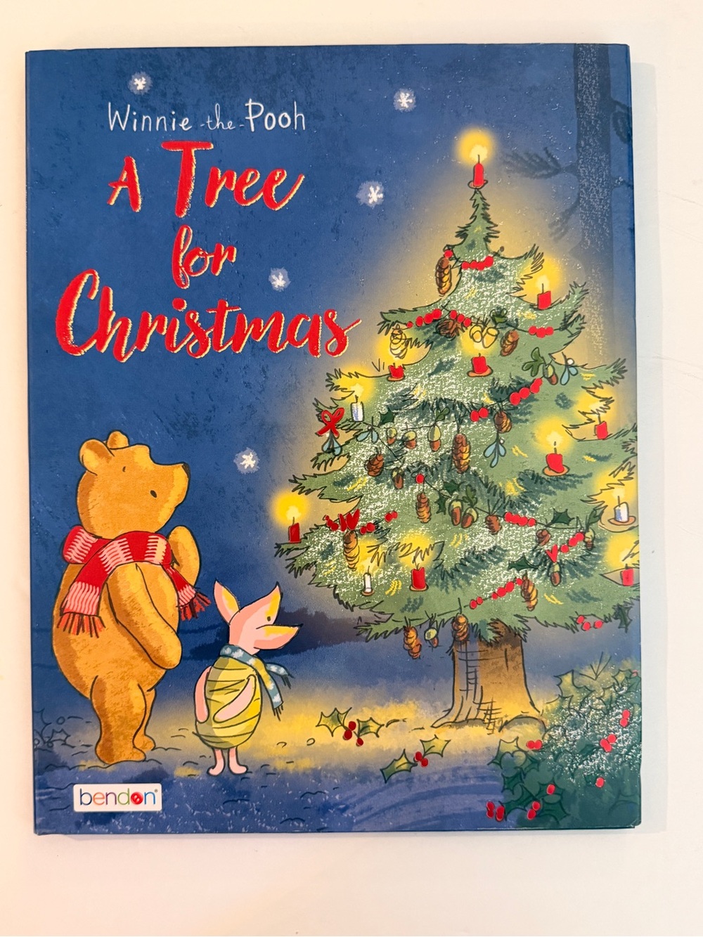 Disney Winnie the Pooh A Tree for Christmas Hardcover Bendon 2020 Holiday Book